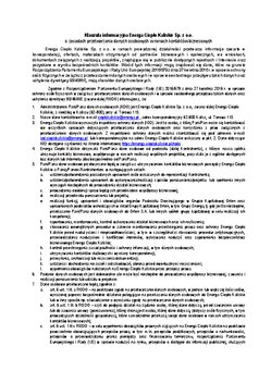 Pobierz Klauzula informacyjna ECK o zasadach przetwarzania danych osobowych w kontaktach biznesowych