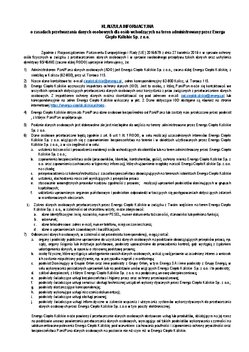 Pobierz Klauzula informacyjna ECK dla osob wchodzących na teren administrowany przez ECK