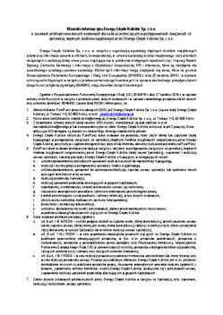 Pobierz Klauzula informacyjna ECK dla osób uczestniczących w przetargach na sprzedaż zbędnych środków trwaly