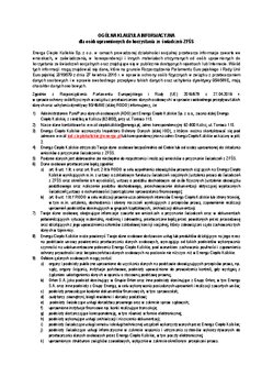 Pobierz Klauzula informacyjna ECK dla osób korzystająacych z ZFŚS