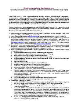 Pobierz Klauzula informacyjna ECK dla osób zawierających umowę na sprzedaż energii cieplnej