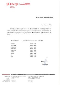 Pobierz Ceny jednostkowe- USTAWA O BONIE CIEPŁOWNICZYM