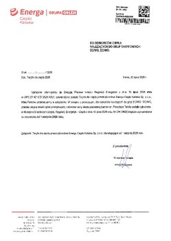 Pobierz ECK - zmiana cen od 1 08 26 r  grupy ECWG, ECWO
