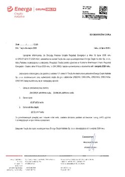 Pobierz ECK - zmiana cen od 1 08 26 r  grupy CREC WI, CREC WIe, CREC WG, CREC WGe, CREC WO