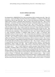 Statut Amica Spółka Akcyjna tekst jednolity uchwała RN Amica 28 lipca 2025