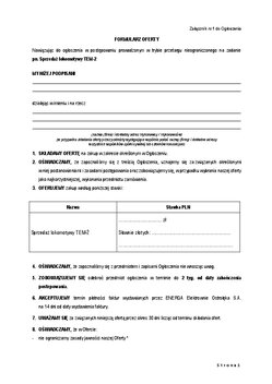 Pobierz 02  Ogłoszenie - załącznik nr 1 - FORMULARZ OFERTY