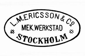 L M Ericsson & Co Mekanisk Werkstad Stockholm