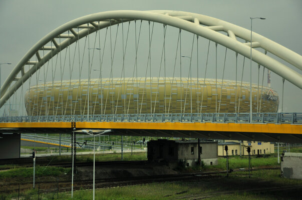Most na Trasie Słowackiego w Gdańsku - obiekt mostowy 2013 roku
