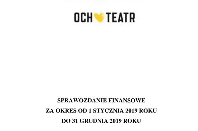 Sprawozdanie finansowe 2019