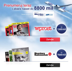 Bloomberg Businessweek Polska i WPROST w gronie partnerów Miles&More