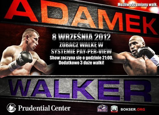 Walka Adamek vs. Walker na żywo w Netii, w systemie Pay Per View