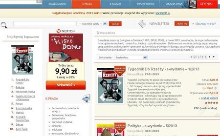 Tygodnik DO RZECZY – bez dodruku, ale …