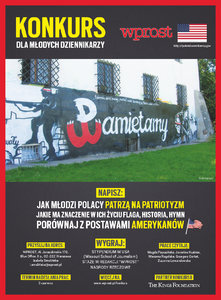 Młodzi Polacy i patriotyzm - konkurs WPROST i ambasady USA dla adeptów dziennikarstwa