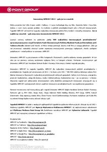 Innowatory WPROST 2013 – gala już w czwartek