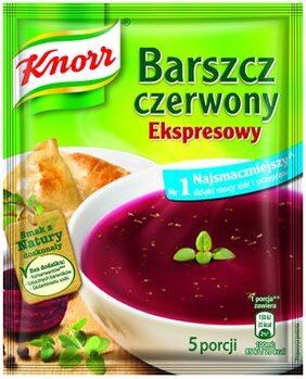 Zdjęcie: Barszcz czerwony Ekspresowy Knorr – najsmaczniejszy dzięki mocy ziół i przypraw