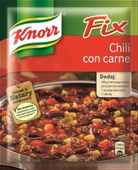 Zdjęcie: Fix Knorr Chili con carne - Niech Cię pochłonie meksykański smak