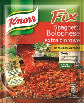 Zdjęcie: Fix Spaghetti Bolognese extra ziołowe do pomidorów z puszki - idzie nowe, mocno pomidorowe