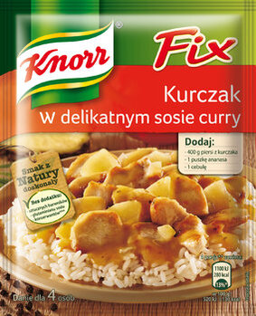 Zdjęcie: Kurczak w delikatnym sosie curry - z orientalnej restauracji na domowy stół