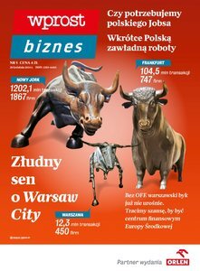 WPROST BIZNES: złudny sen o Warsaw City