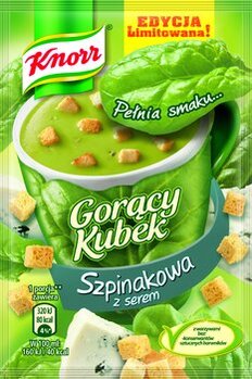 Zdjęcie: Nowe wyjątkowe smaki Gorącego Kubka Knorr: Szpinakowa z serem i Paprykowa