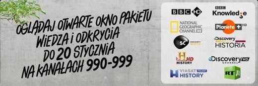 Okno otwarte pakietu Wiedza i odkrycia