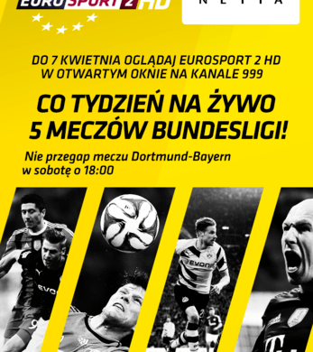 Sportowe emocje w wysokiej rozdzielczości odkodowane w Telewizji Osobistej Netii