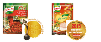 Zdjęcie: Złoty Paragon 2015 - produkty Knorr znów nagrodzone