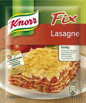 Zdjęcie: Fix Lasagne Knorr - włoski smak na polskim talerzu