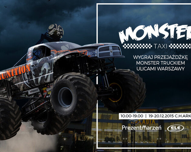 Monster Truck na ulicach Warszawy