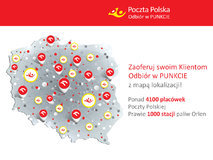 Poczta Polska z wygodną mapą punktów odbioru dla e-sklepów