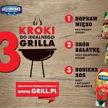 Zdjęcie: Sezon na ruszcie! "3 kroki do idealnego grilla" od marek Knorr i Hellmann's