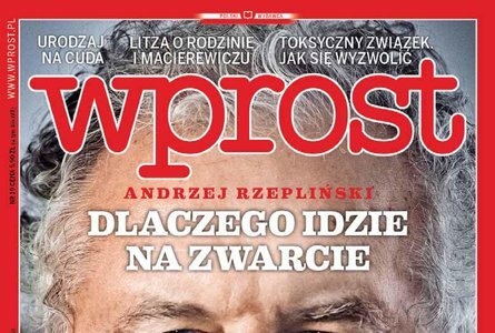 „Wprost” – nowy układ graficzny, konserwatywny liberalizm redakcji, polski wydawca