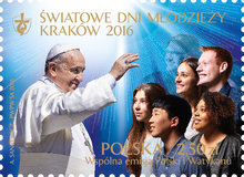 Światowe Dni Młodzieży na znaczkach Poczty Polskiej