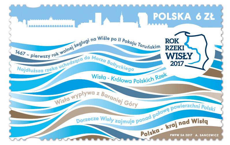 Poczta Polska: znaczek „Rok Rzeki Wisły” już w obiegu