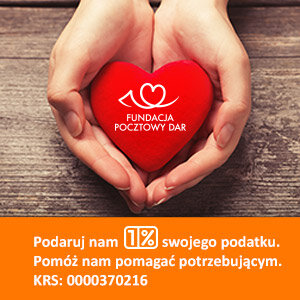 Polska Poczta: przekaż 1% dla podopiecznych Fundacji Pocztowy Dar