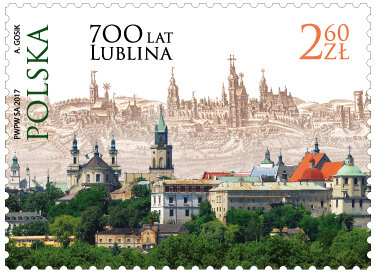 Poczta Polska: Lublin na 700. urodziny otrzymał własny znaczek