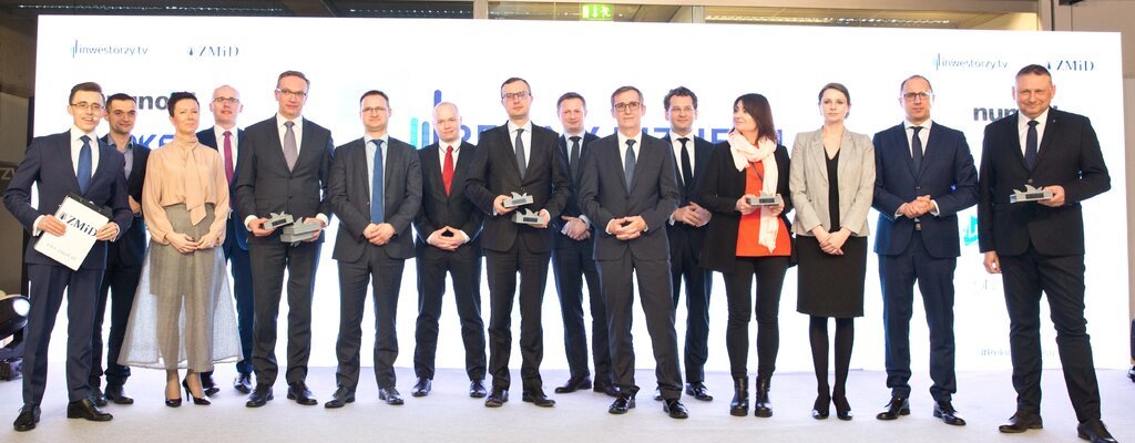 Wicepremier Mateusz Morawiecki i szef PFR Paweł Borys Laureatami Nagrody "Filar Polskiej Gospodarki"