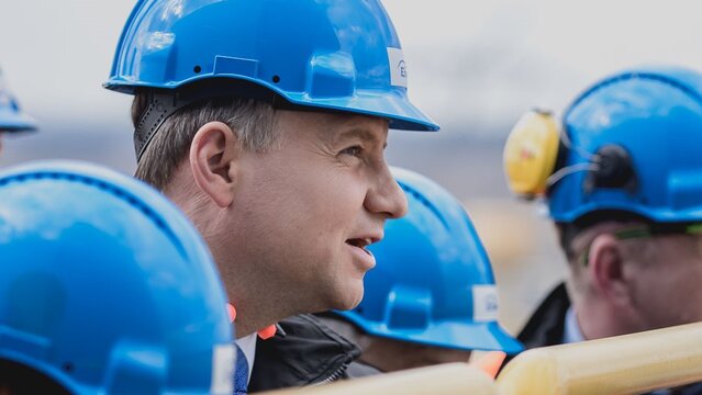 Prezydent Andrzej Duda z wizytą w Enei Połaniec_1.jpg