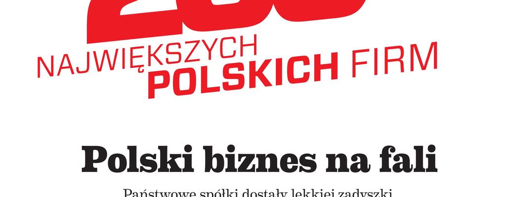 To nie był rok gigantów - „Wprost” z rankingiem 200 największych polskich firm
