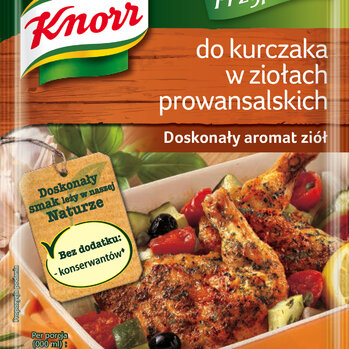 Zdjęcie: NOWOŚĆ!  Przyprawa do kurczaka w ziołach prowansalskich Knorr i Przyprawa do skrzydełek z kurczaka Knorr