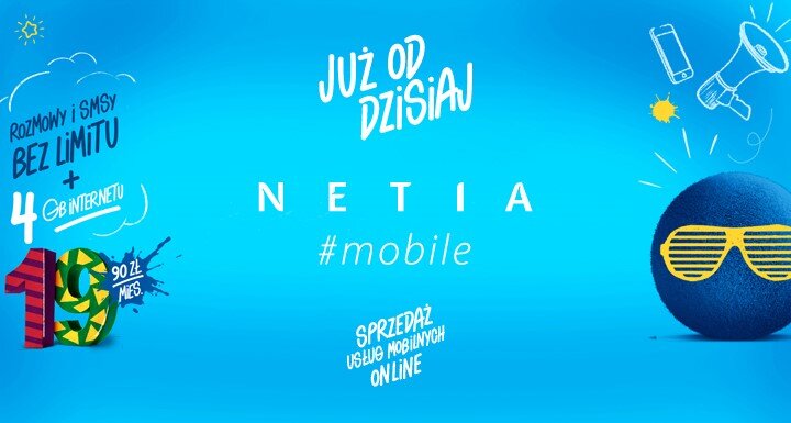 Hashtagowa oferta mobilna Netii