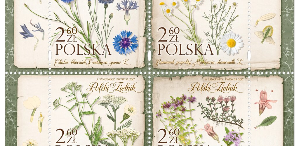 Poczta Polska: na koniec wakacji znaczki pocztowe emisji „Polski Zielnik”