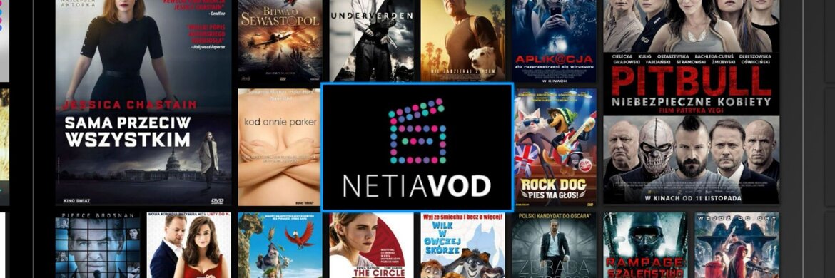 Filmowe hity w nowym serwisie Netia VOD