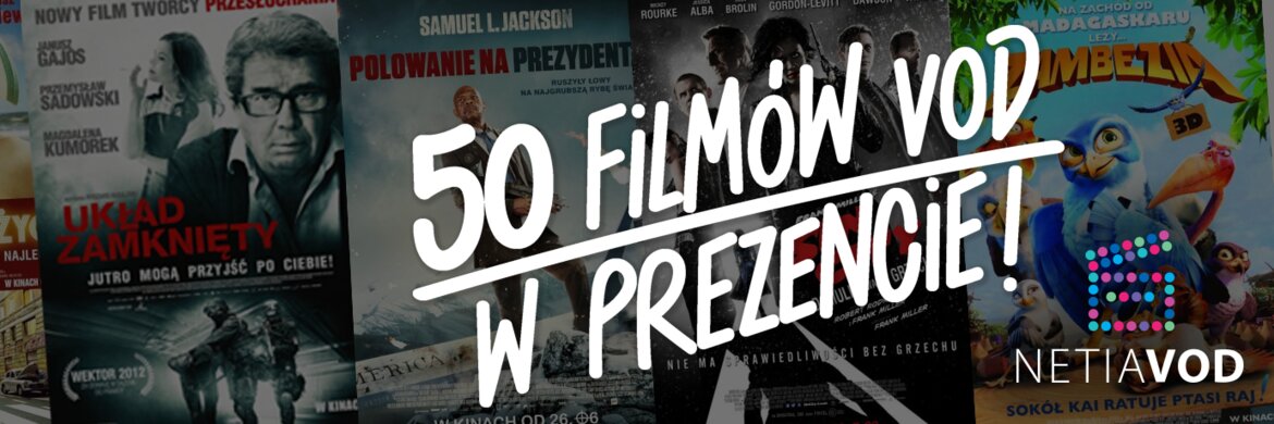 Netia VoD: 50 filmów za darmo!