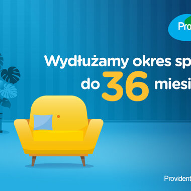 Provident wydłuża spłatę do 36 miesięcy