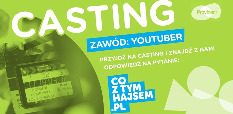  Zawód: YouTuber? Sprawdź się pod okiem Kuby Jankowskiego! Rusza casting na twórców kanału „Co z tym hajsem?!”