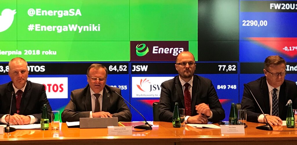 Wzrost EBITDA i zysku netto Grupy Energa w I półroczu 2018 roku 