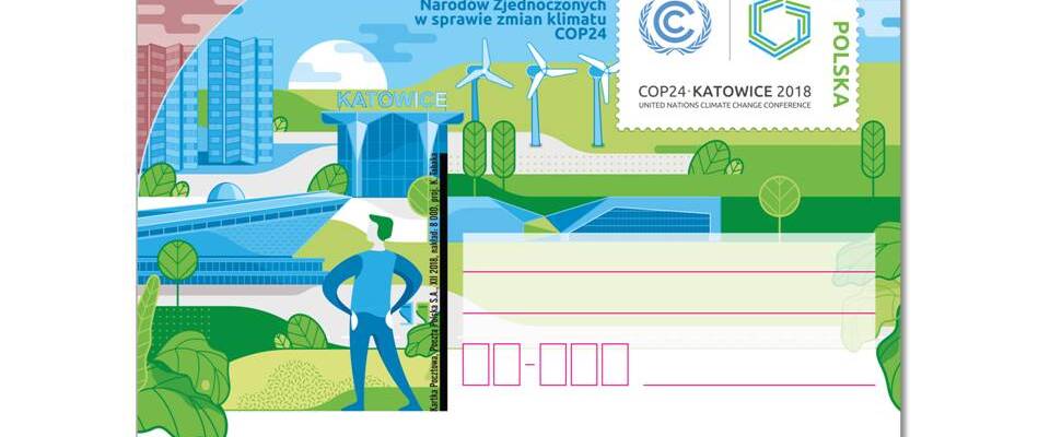 Poczta Polska wyemituje kartkę z okazji konferencji COP24 w Katowicach