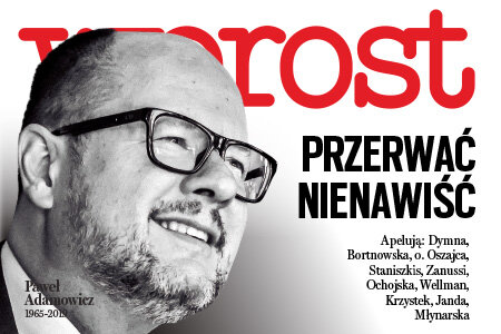 "Wprost"(4) Polska w żałobie. Wydanie poświęcone pamięci Pawła Adamowicza, tragicznie zmarłego prezydenta Gdańska.