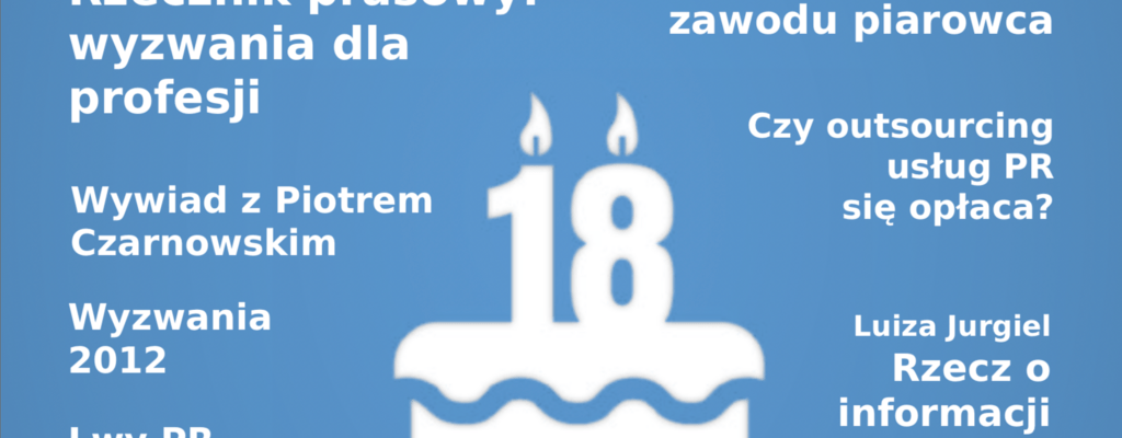Magazyn poświęcony branży Public Relations w Polsce